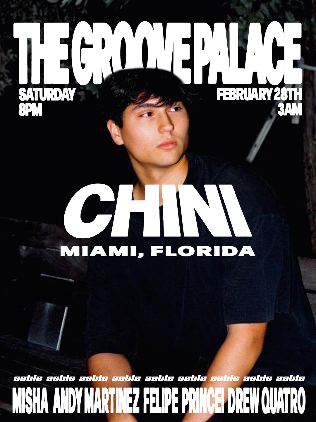 Sable 2.28 artist flyer: Chini