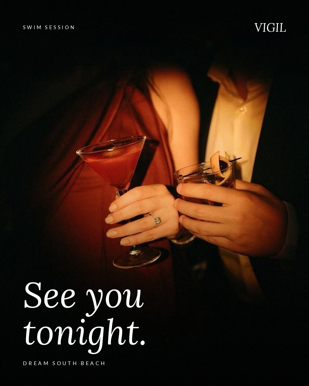 Vigil See You Tonight intimate cocktail glass