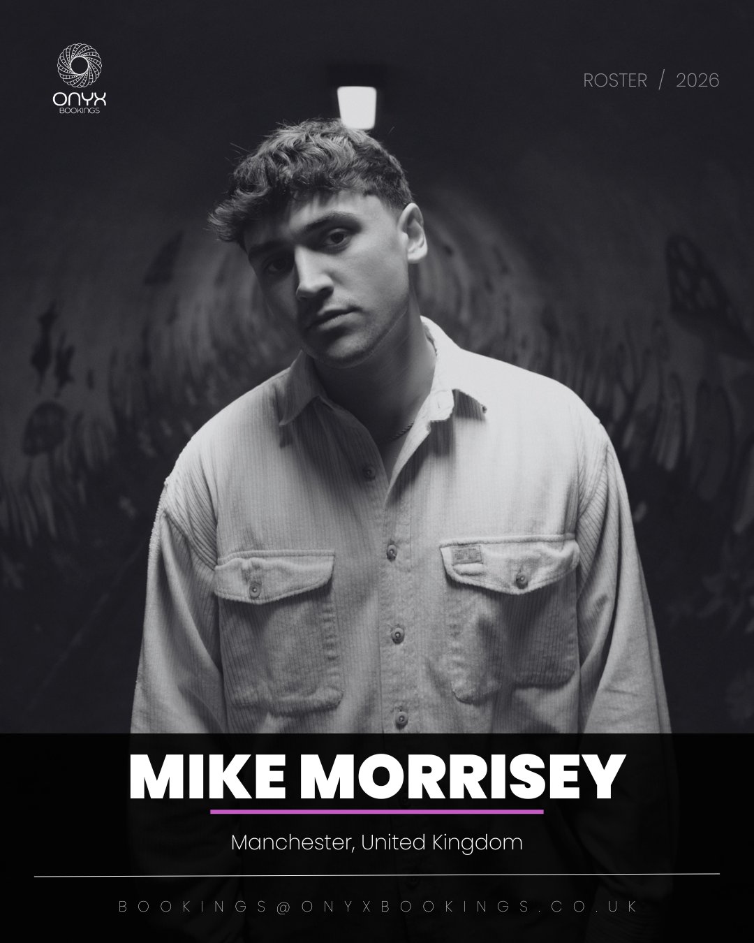 Onyx Bookings roster card for Mike Morrisey