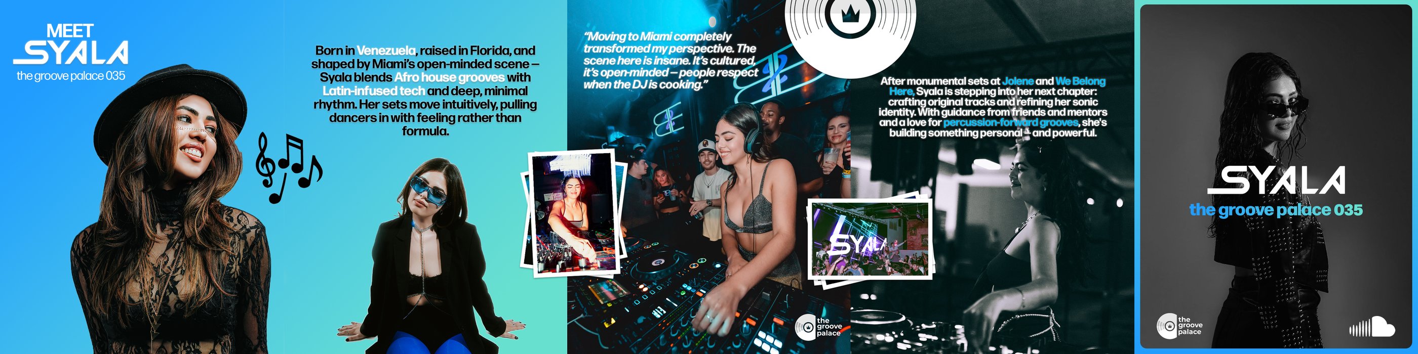 Syala spotlight: ultra-wide source canvas showing the full editorial spread before slicing